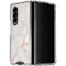 Rose Gold Marble Galaxy Z Fold4 5G Clear Case